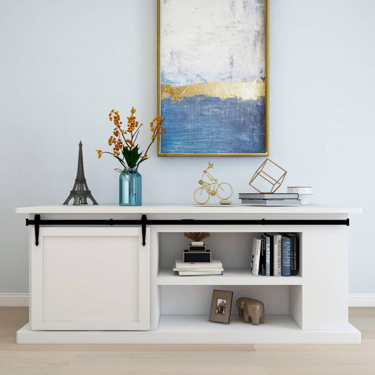 Ophangset voor minischuifdeur 200 cm koolstofstaal is nu te koop bij PeponiXL, paradijselijk wonen!