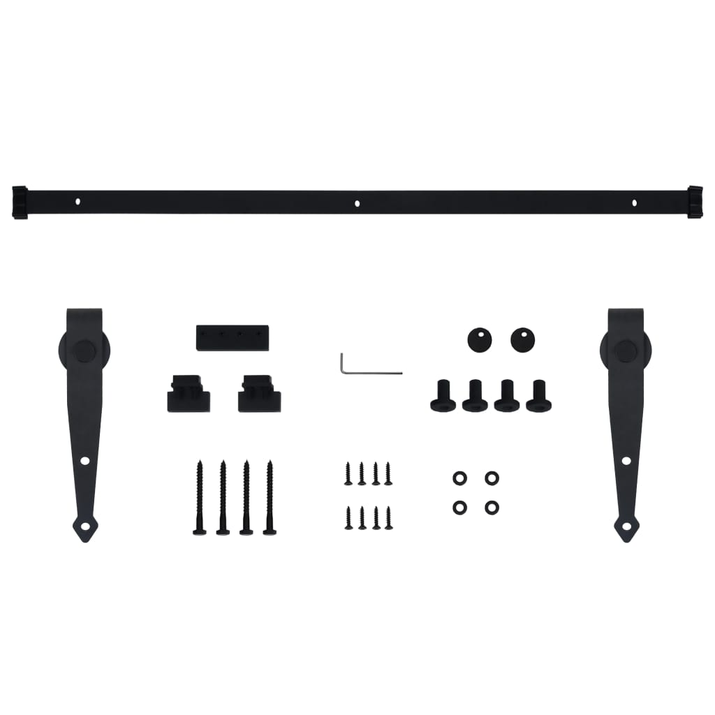 Ophangset voor minischuifdeur 152 cm koolstofstaal is nu te koop bij PeponiXL, paradijselijk wonen!