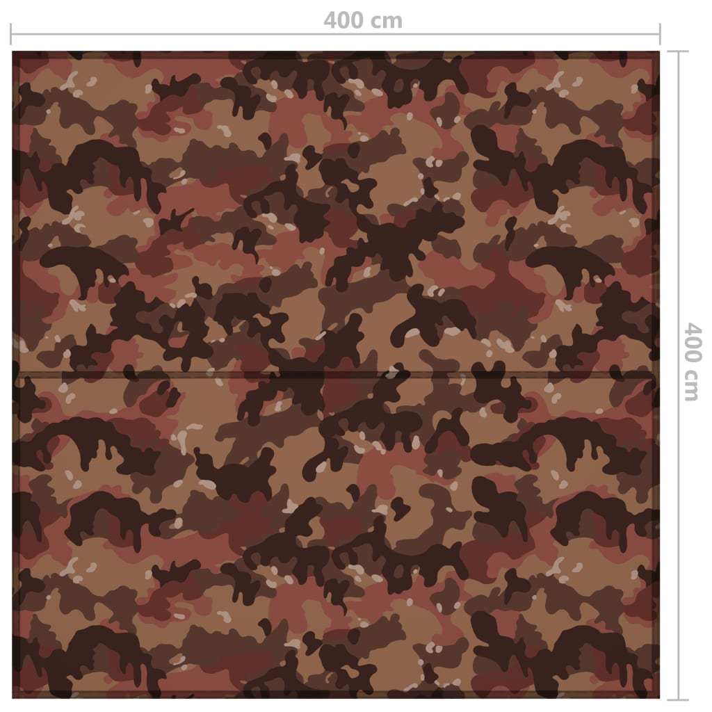 Afdekzeil 4x4 m camouflage is nu te koop bij PeponiXL, paradijselijk wonen!