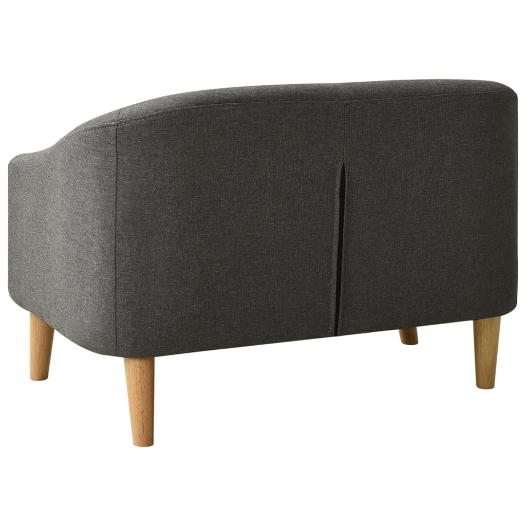 Kinderbank stof grijs is nu te koop bij PeponiXL, paradijselijk wonen!