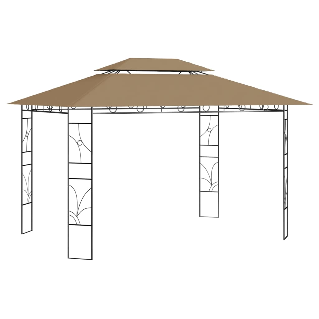 Prieel 160 g/m² 4x3x2,7 m taupe is nu te koop bij PeponiXL, paradijselijk wonen!