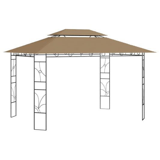 Prieel 160 g/m² 4x3x2,7 m taupe is nu te koop bij PeponiXL, paradijselijk wonen!