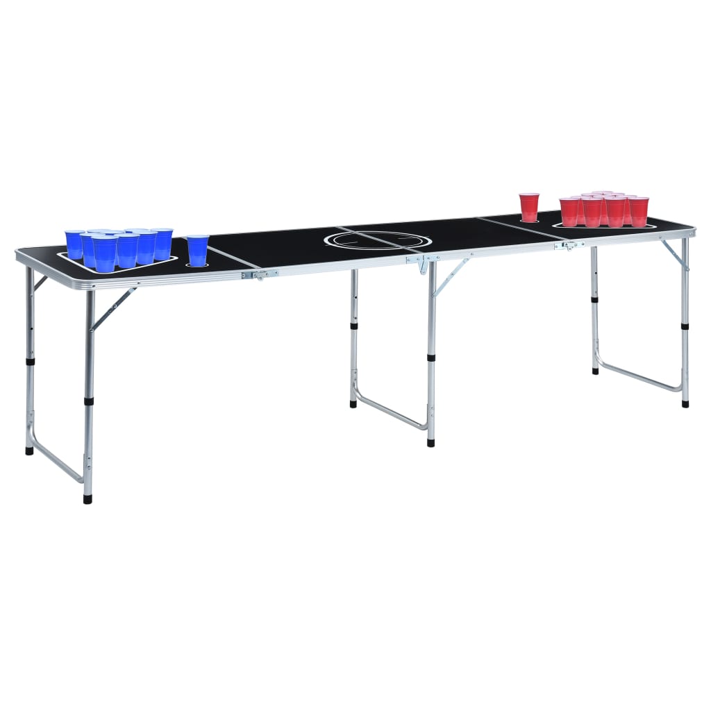 Bierpongtafel met bekers en ballen inklapbaar 240 cm is nu te koop bij PeponiXL, paradijselijk wonen!