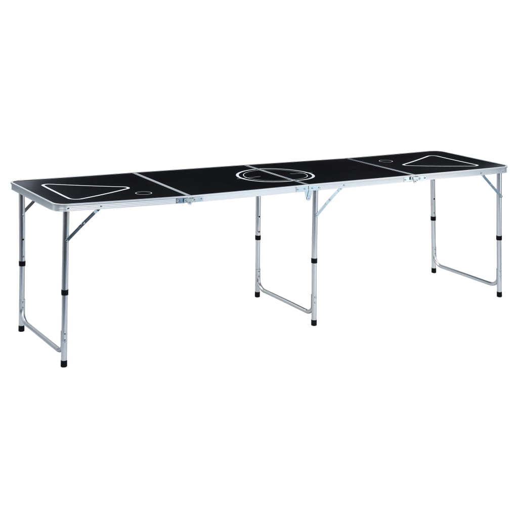 Bierpongtafel met bekers en ballen inklapbaar 240 cm is nu te koop bij PeponiXL, paradijselijk wonen!