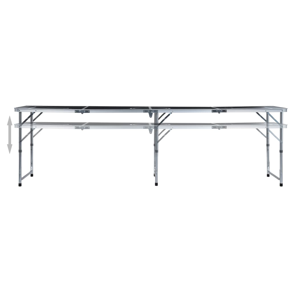 Bierpongtafel met bekers en ballen inklapbaar 240 cm is nu te koop bij PeponiXL, paradijselijk wonen!