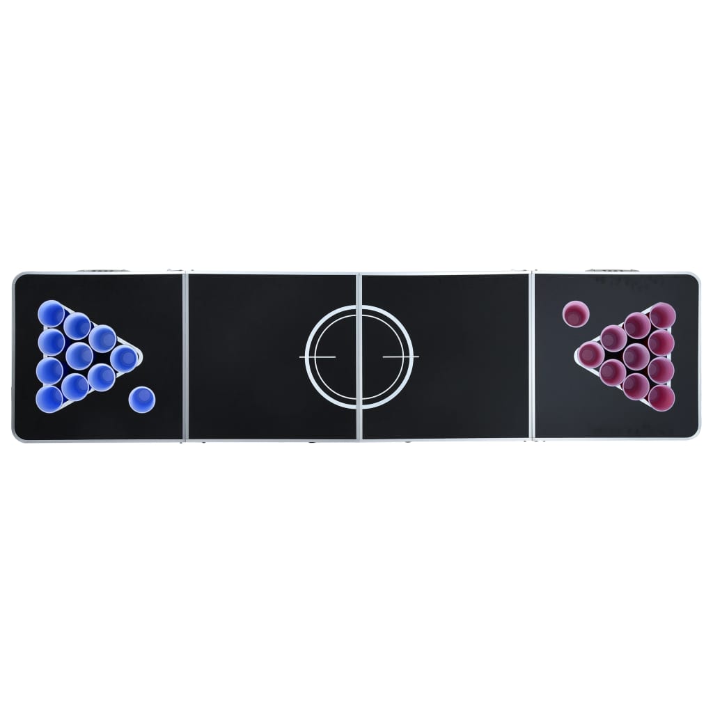 Bierpongtafel met bekers en ballen inklapbaar 240 cm is nu te koop bij PeponiXL, paradijselijk wonen!