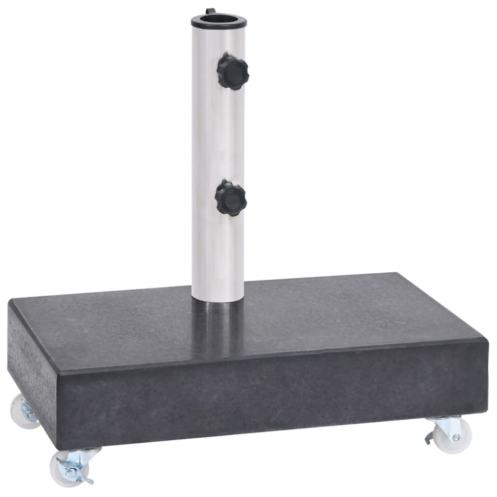 Parasolvoet 45x25x8 cm graniet zwart is nu te koop bij PeponiXL, paradijselijk wonen!