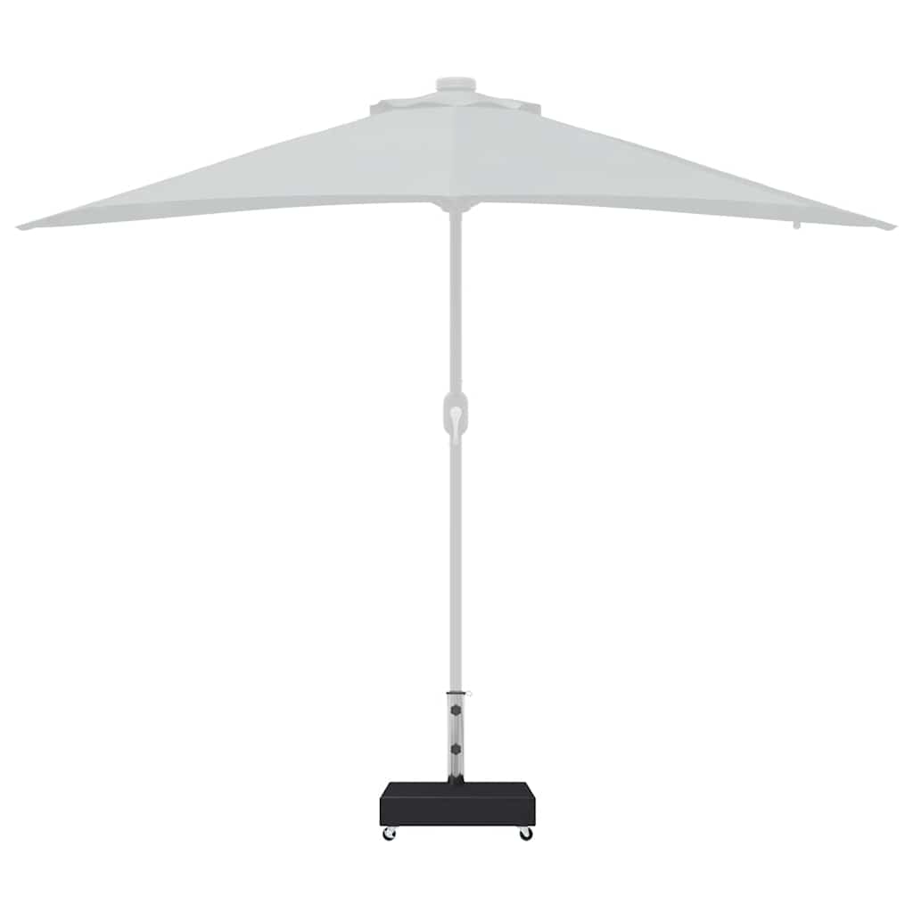 Parasolvoet 45x25x8 cm graniet zwart is nu te koop bij PeponiXL, paradijselijk wonen!