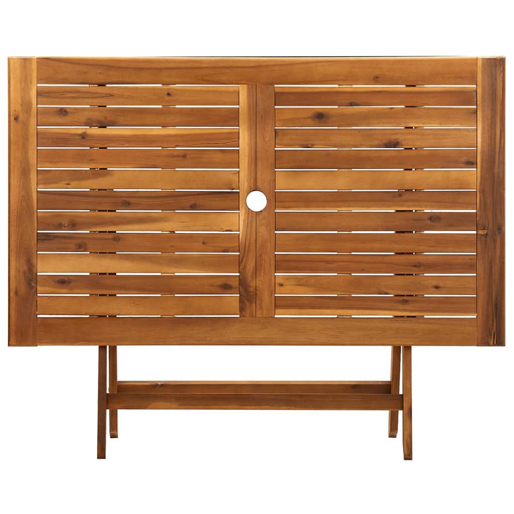 Tuintafel inklapbaar 120x70x75 cm massief acaciahout is nu te koop bij PeponiXL, paradijselijk wonen!