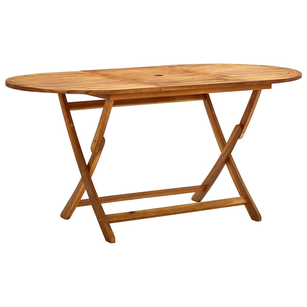 Tuintafel inklapbaar 160x85x75 cm massief acaciahout is nu te koop bij PeponiXL, paradijselijk wonen!
