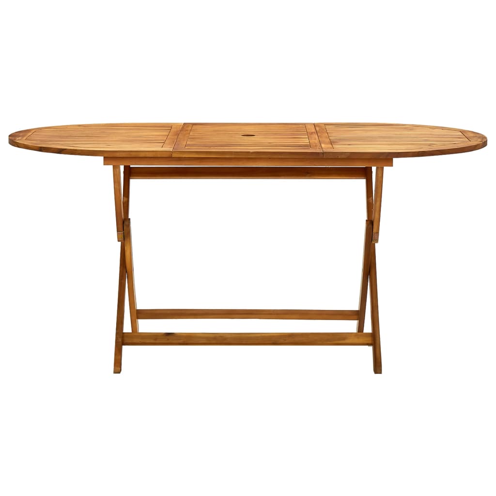 Tuintafel inklapbaar 160x85x75 cm massief acaciahout is nu te koop bij PeponiXL, paradijselijk wonen!