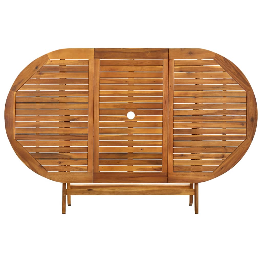 Tuintafel inklapbaar 160x85x75 cm massief acaciahout is nu te koop bij PeponiXL, paradijselijk wonen!