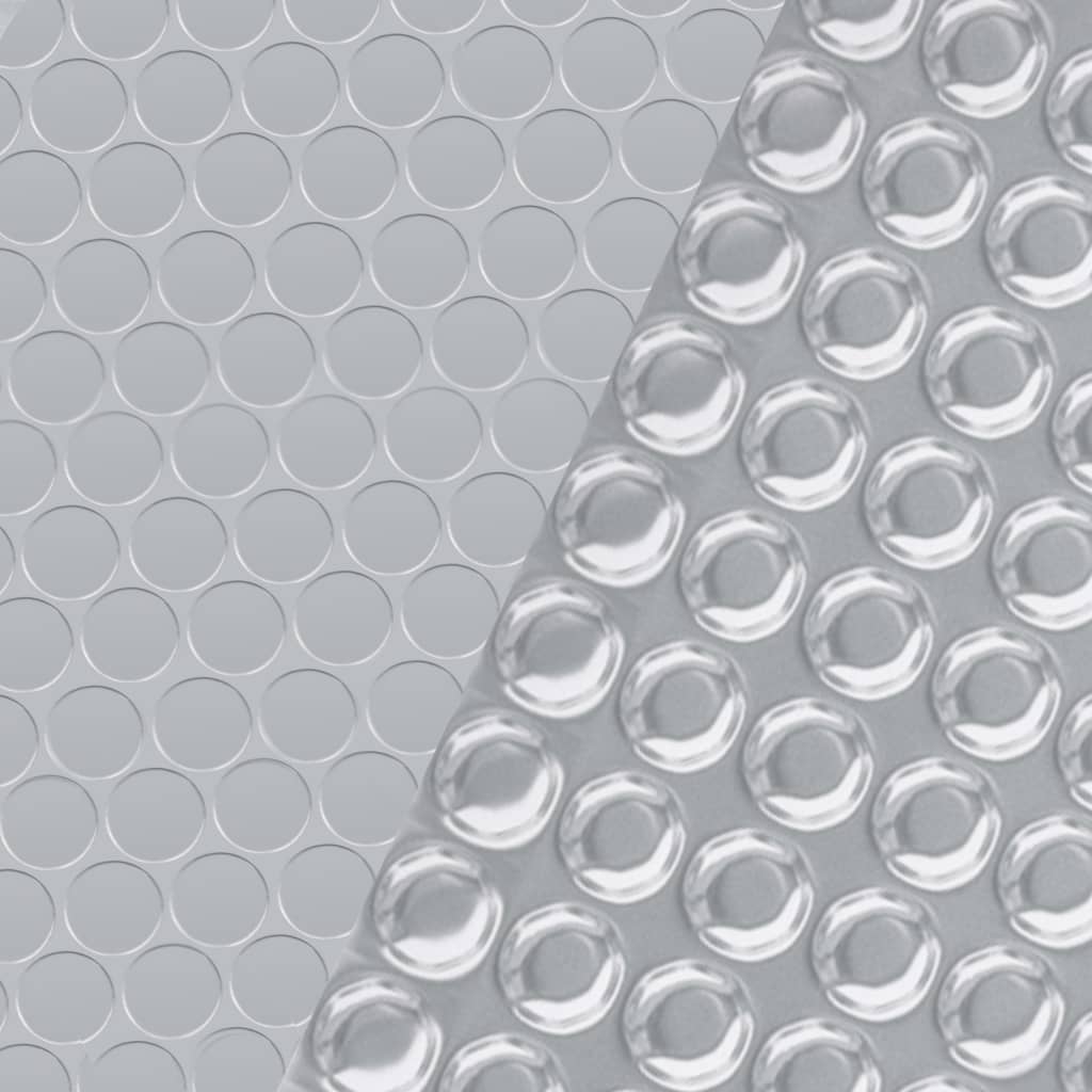 Zwembadhoes 549x274 cm PE zilverkleurig is nu te koop bij PeponiXL, paradijselijk wonen!