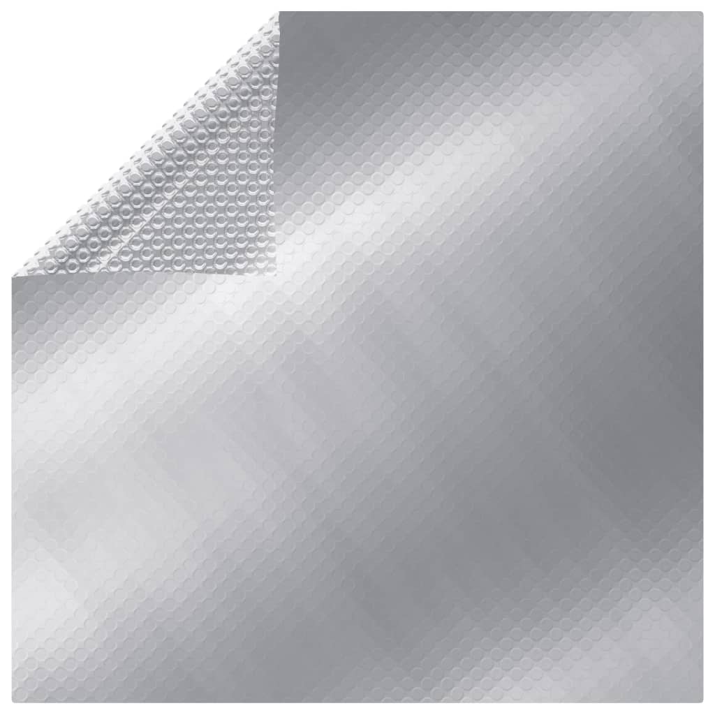 Zwembadhoes rechthoekig 1000x600 cm PE zilverkleurig is nu te koop bij PeponiXL, paradijselijk wonen!