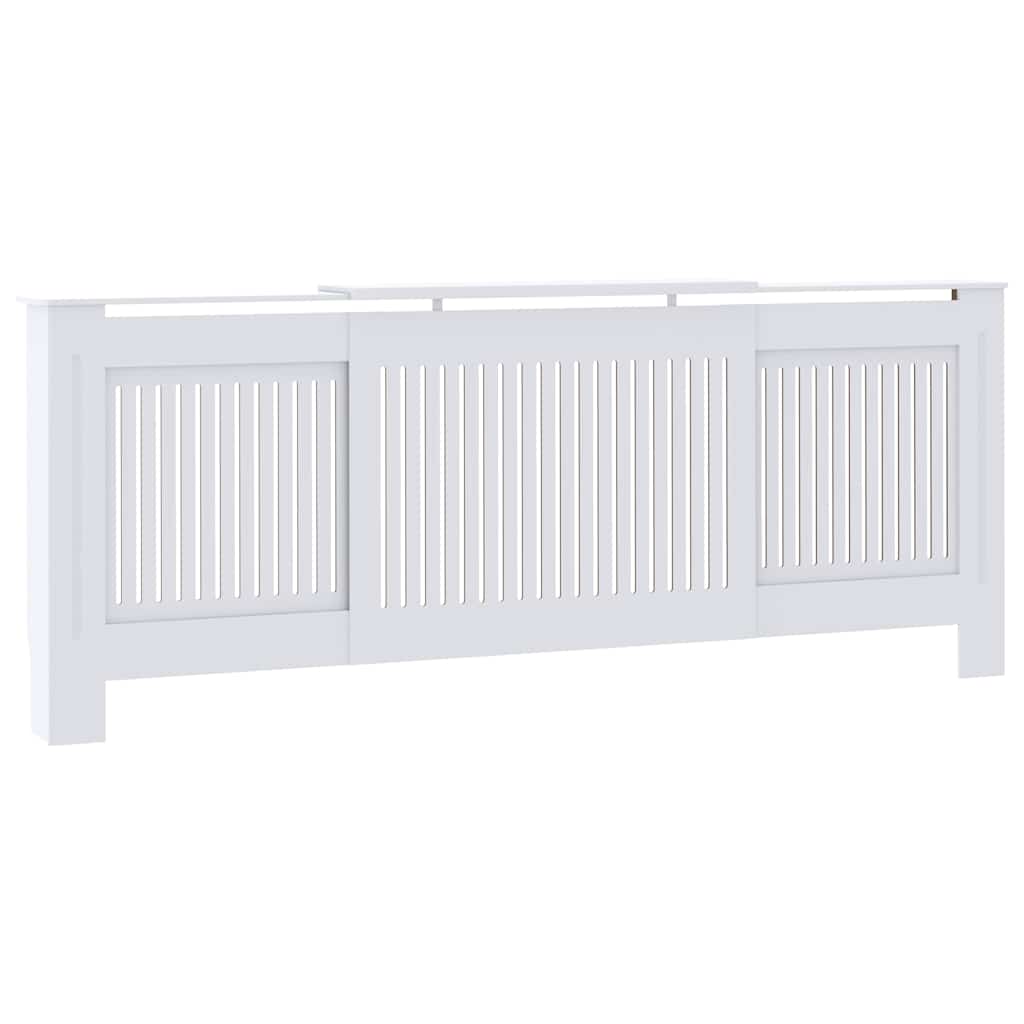 Radiatorombouw 205 cm bewerkt hout wit is nu te koop bij PeponiXL, paradijselijk wonen!