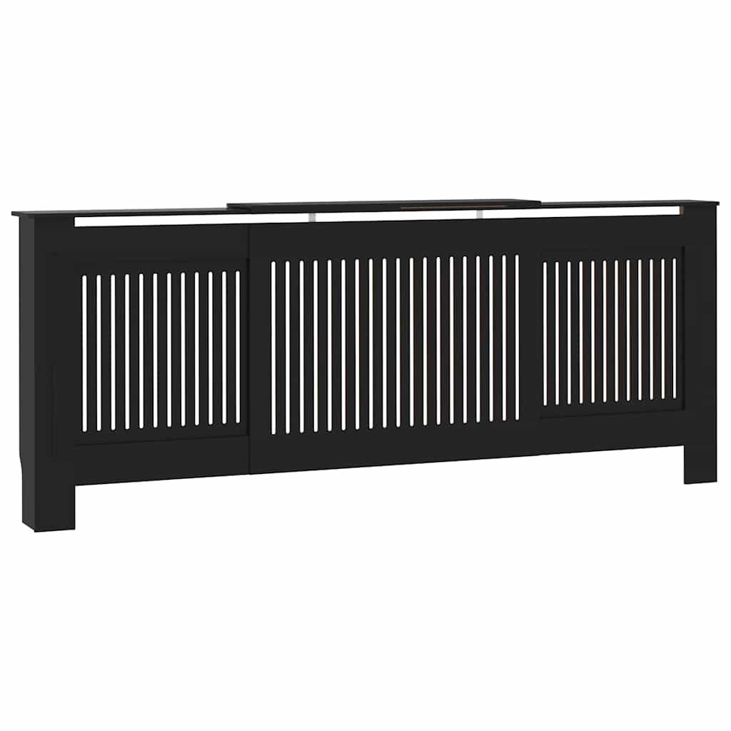 Radiatorombouw 205 cm bewerkt hout zwart is nu te koop bij PeponiXL, paradijselijk wonen!