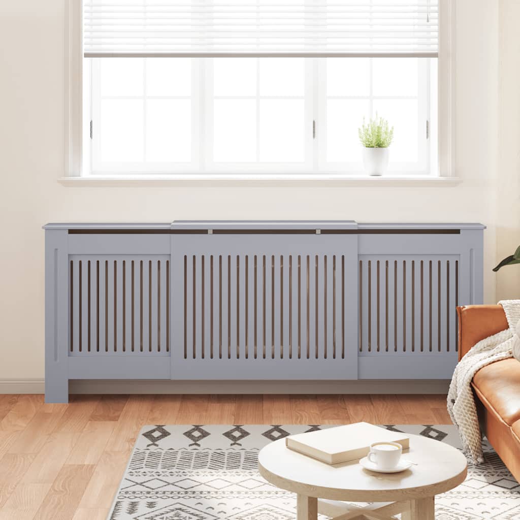 Radiatorombouw 205 cm MDF grijs is nu te koop bij PeponiXL, paradijselijk wonen!