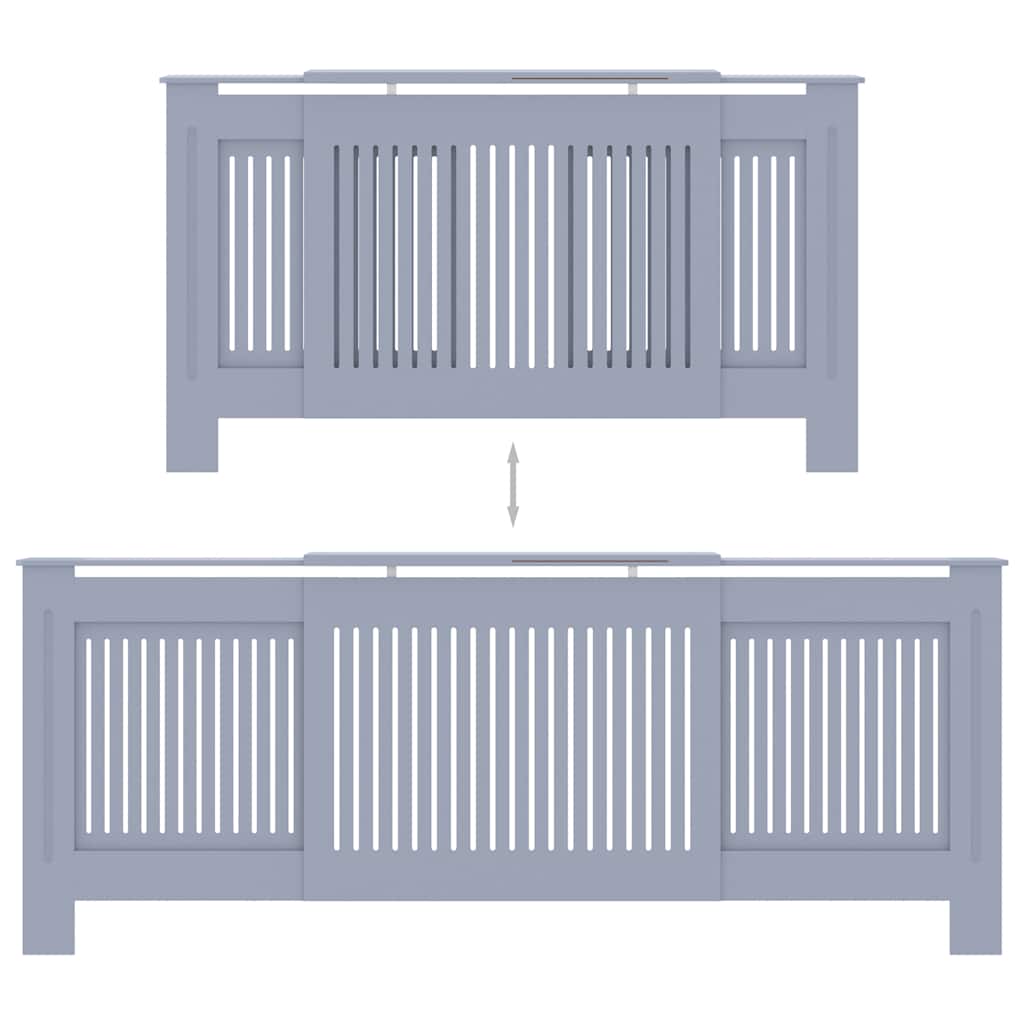 Radiatorombouw 205 cm MDF grijs is nu te koop bij PeponiXL, paradijselijk wonen!