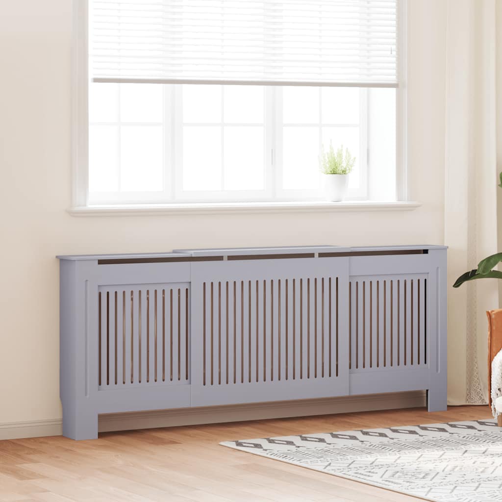 Radiatorombouw 205 cm MDF grijs is nu te koop bij PeponiXL, paradijselijk wonen!