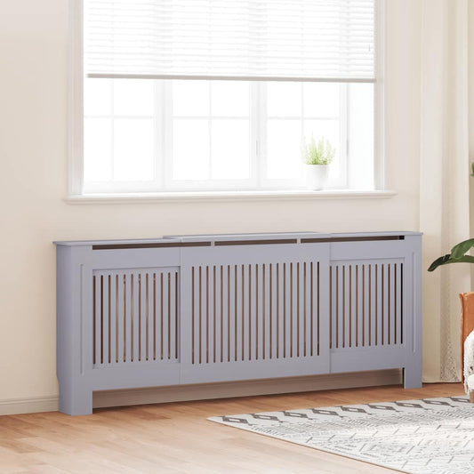 Radiatorombouw 205 cm MDF grijs is nu te koop bij PeponiXL, paradijselijk wonen!
