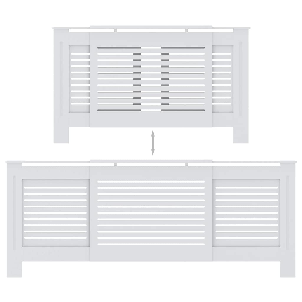 Radiatorombouw 205 cm MDF wit is nu te koop bij PeponiXL, paradijselijk wonen!