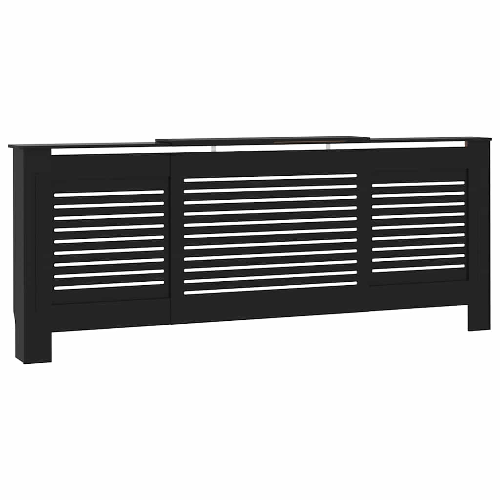 Radiatorombouw 205 cm MDF zwart is nu te koop bij PeponiXL, paradijselijk wonen!
