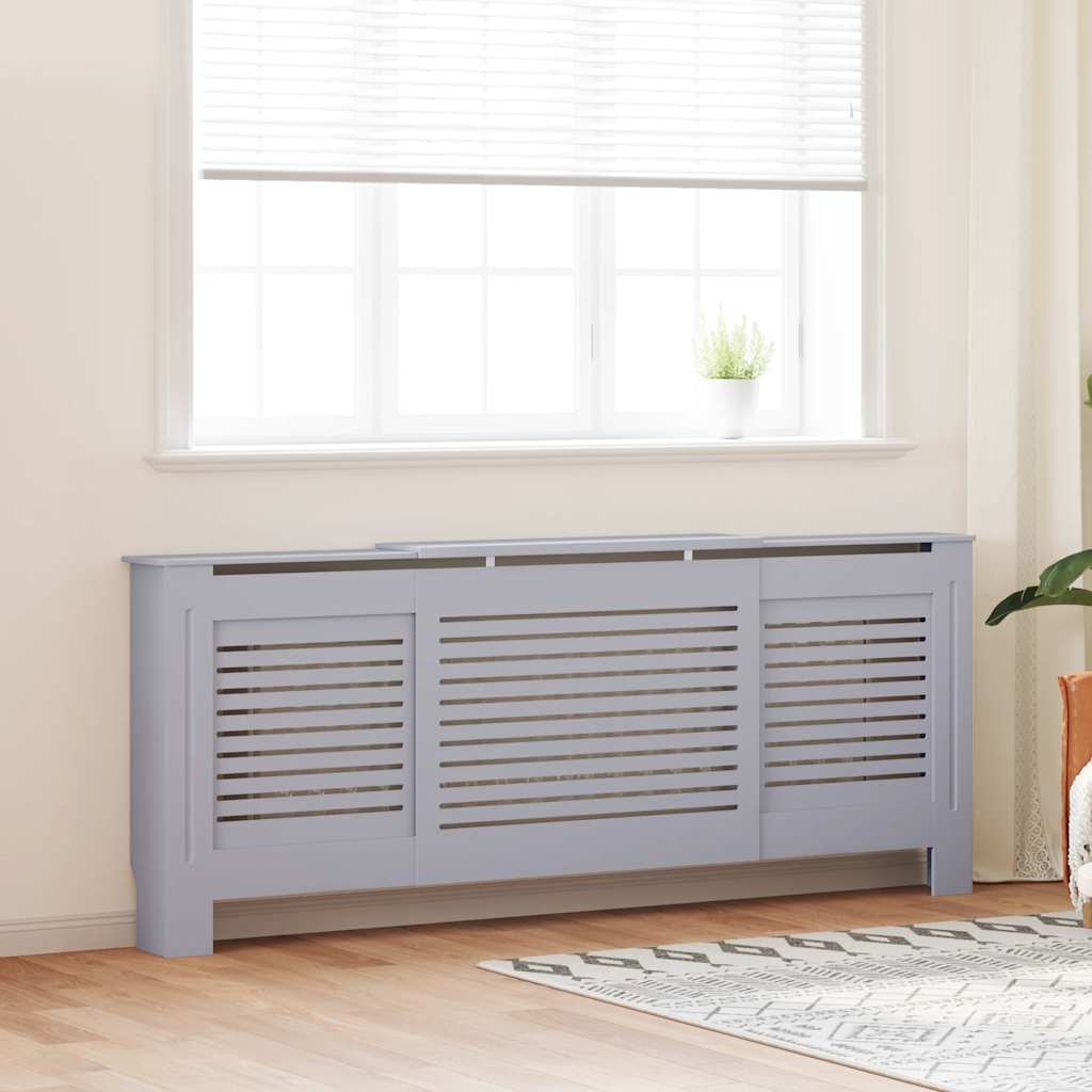Radiatorombouw 205 cm MDF grijs is nu te koop bij PeponiXL, paradijselijk wonen!