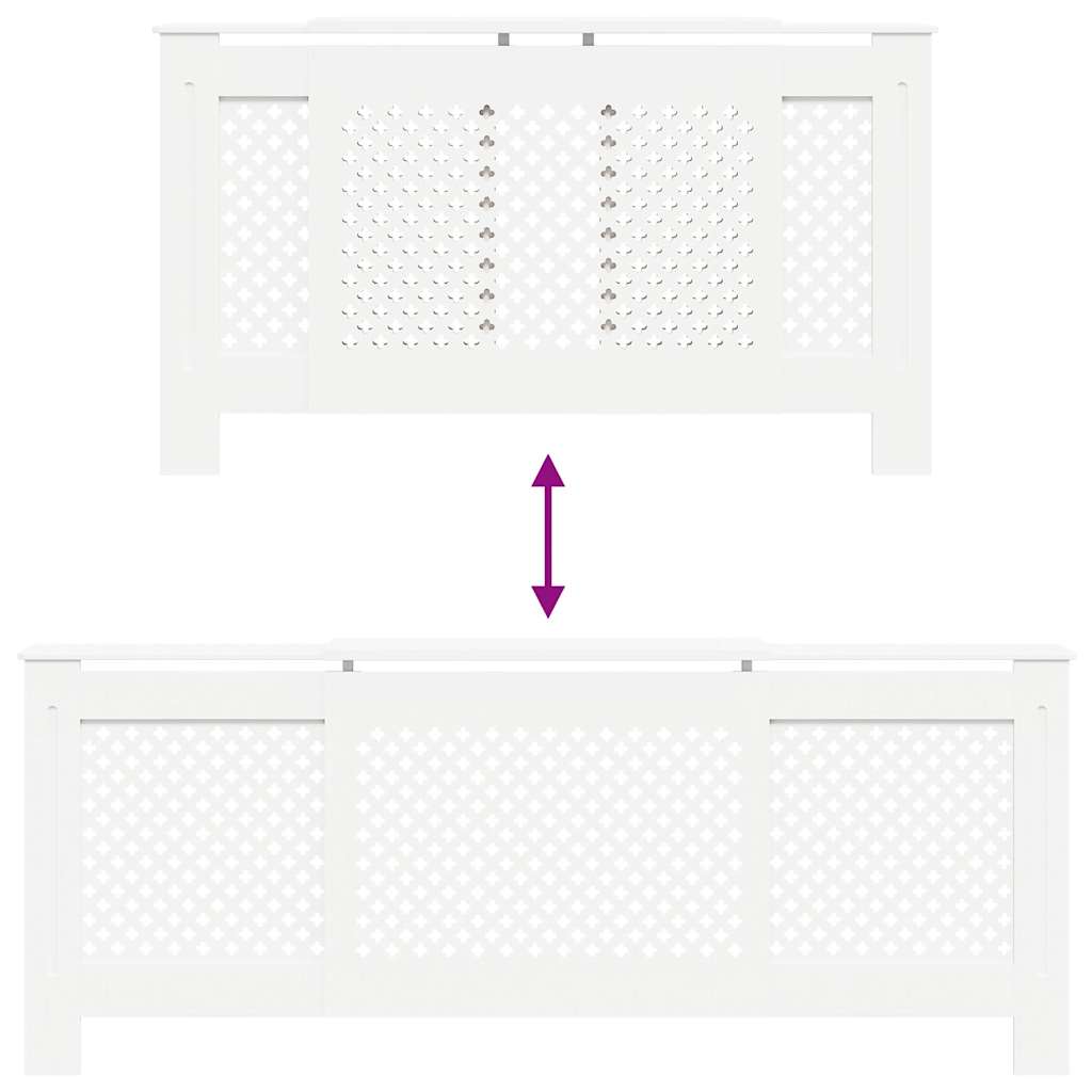 Radiatorombouw 205 cm MDF wit is nu te koop bij PeponiXL, paradijselijk wonen!