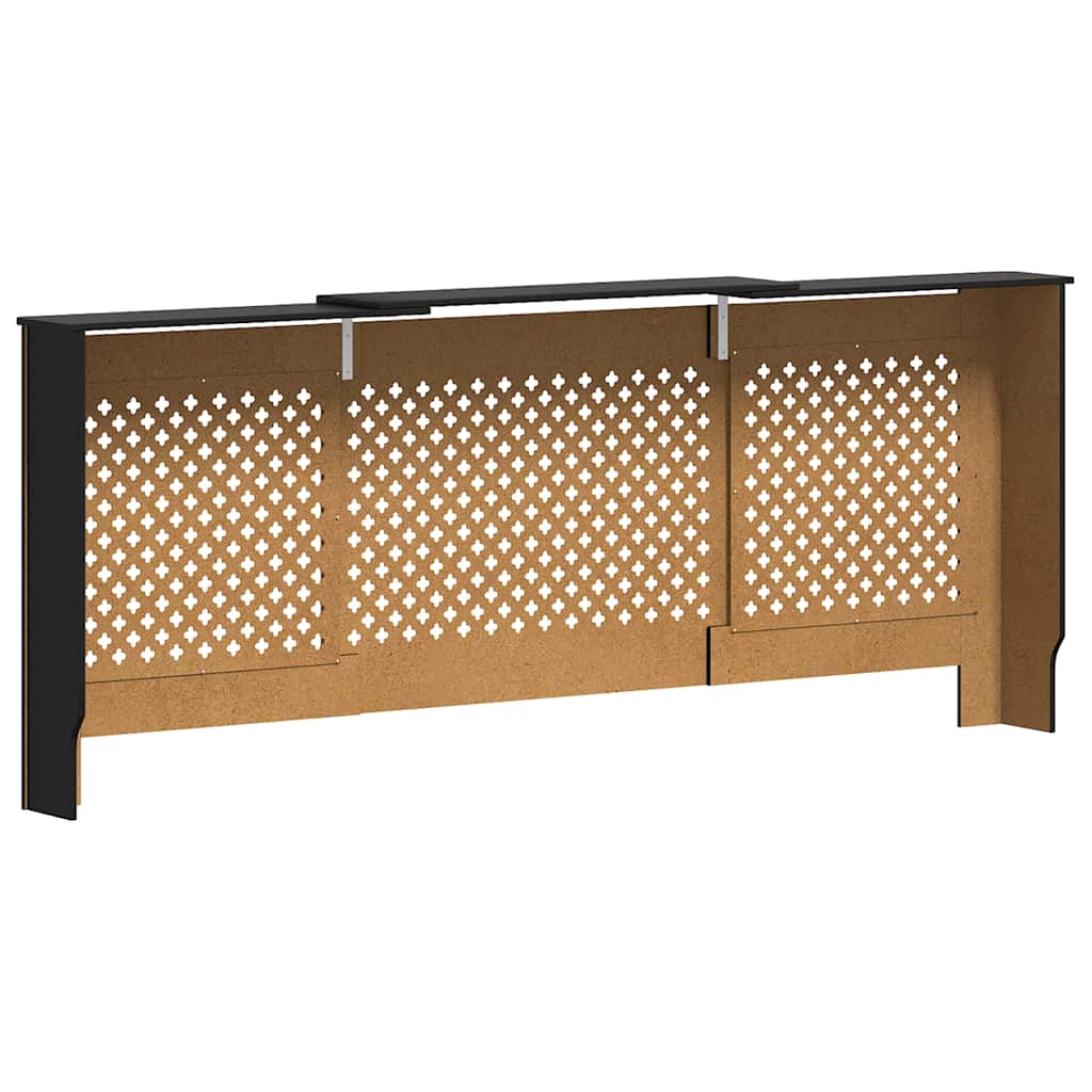 Radiatorombouw 205 cm MDF zwart is nu te koop bij PeponiXL, paradijselijk wonen!