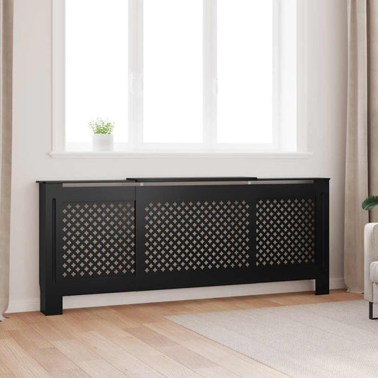 Radiatorombouw 205 cm MDF zwart is nu te koop bij PeponiXL, paradijselijk wonen!
