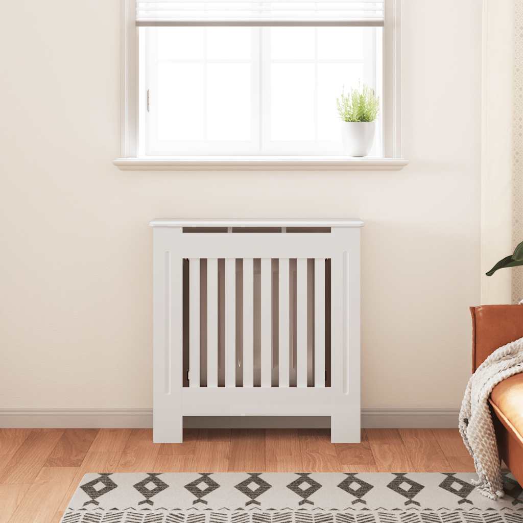 Radiatorombouw 78 cm bewerkt hout wit is nu te koop bij PeponiXL, paradijselijk wonen!