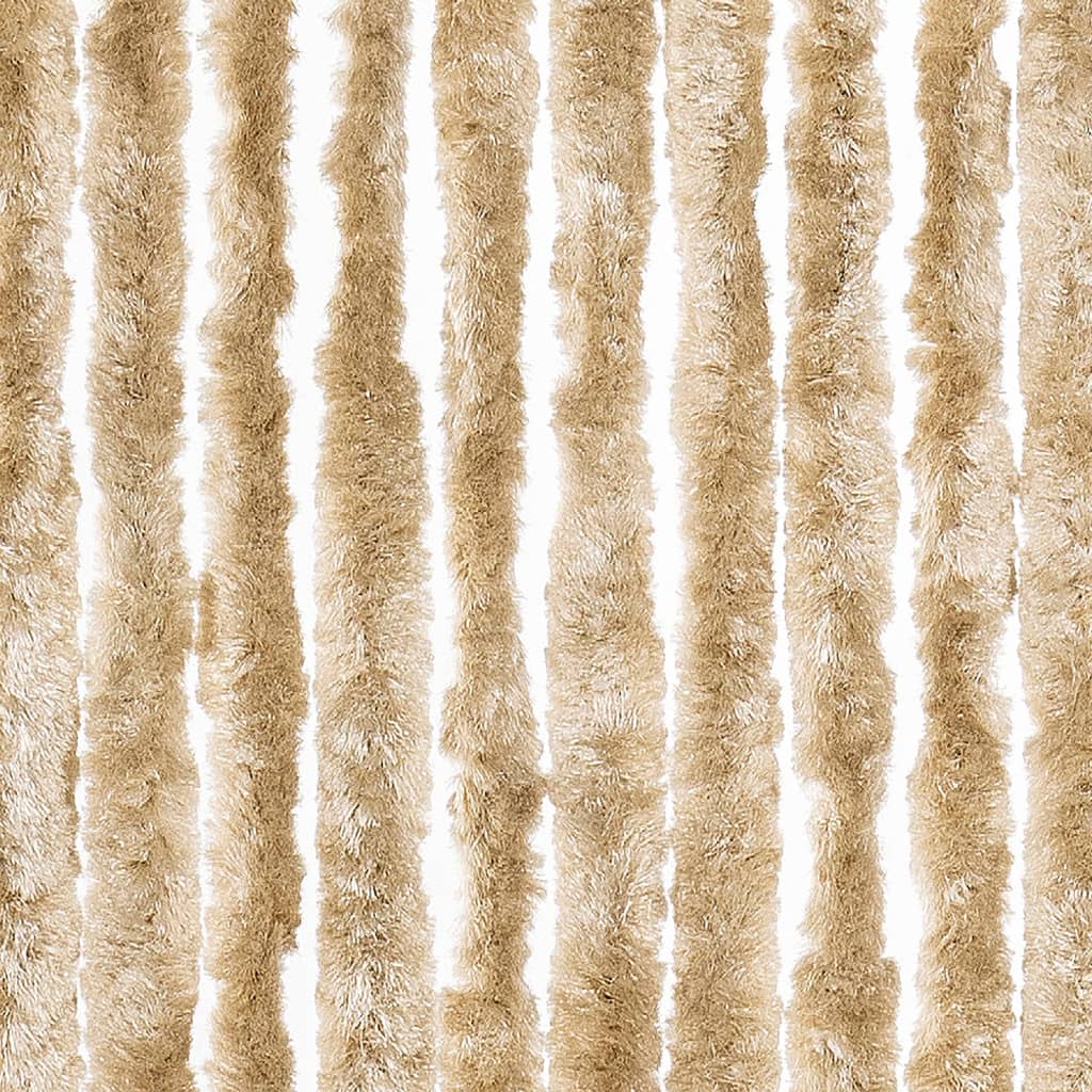 Vliegengordijn 90x200 cm chenille beige is nu te koop bij PeponiXL, paradijselijk wonen!
