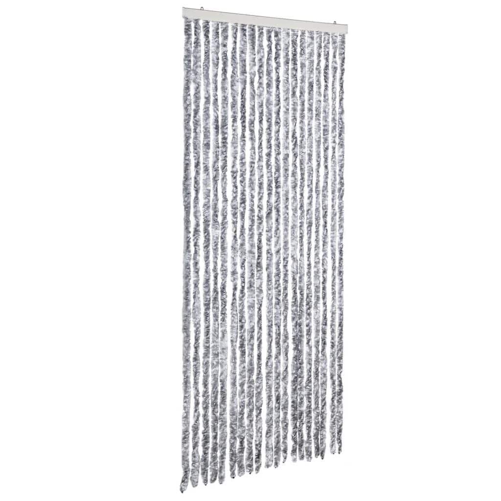 Vliegengordijn 56x200 cm chenille zilverkleurig is nu te koop bij PeponiXL, paradijselijk wonen!