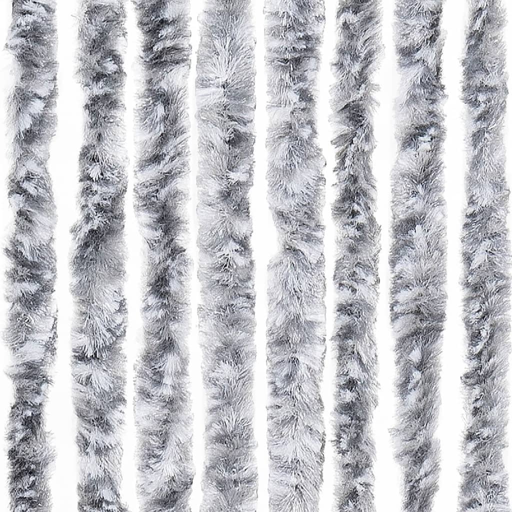 Vliegengordijn 56x200 cm chenille zilverkleurig is nu te koop bij PeponiXL, paradijselijk wonen!