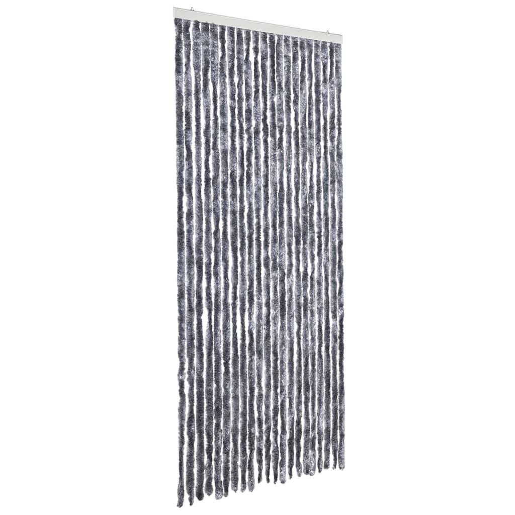 Vliegengordijn 90x200 cm chenille zilverkleurig is nu te koop bij PeponiXL, paradijselijk wonen!