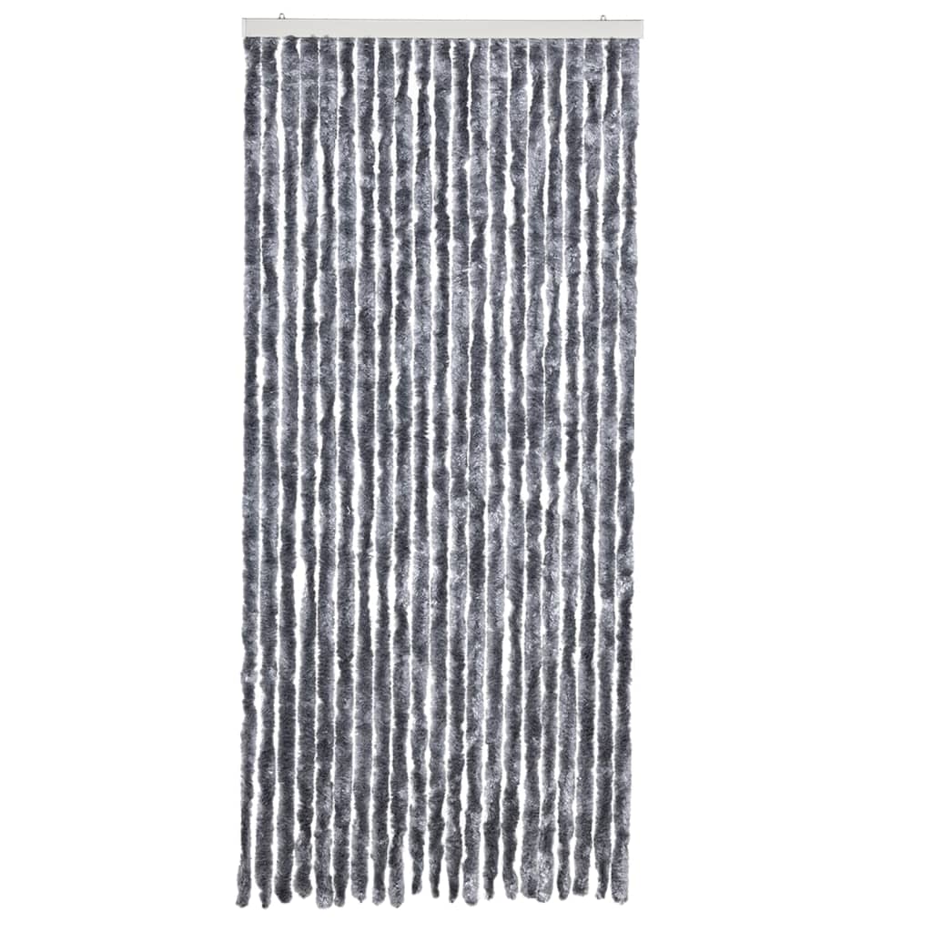 Vliegengordijn 90x200 cm chenille zilverkleurig is nu te koop bij PeponiXL, paradijselijk wonen!
