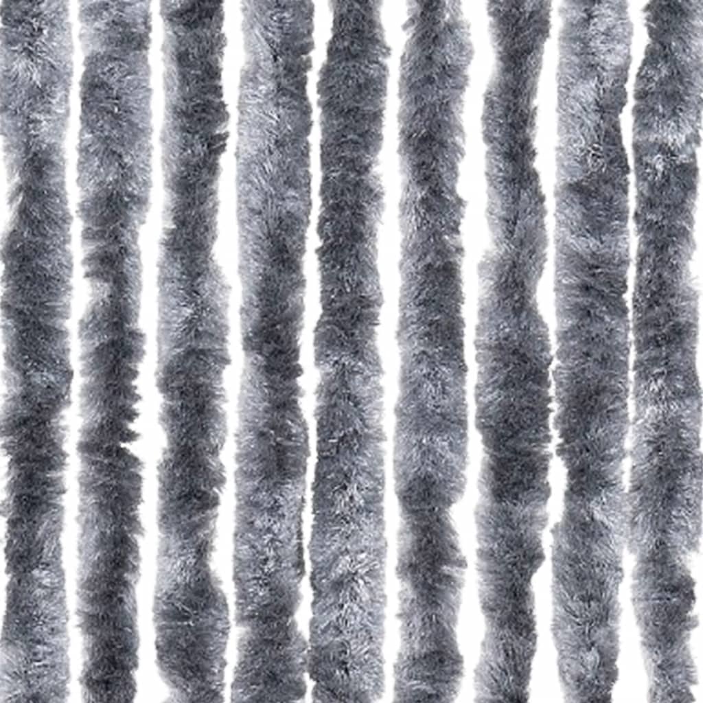 Vliegengordijn 90x200 cm chenille zilverkleurig is nu te koop bij PeponiXL, paradijselijk wonen!