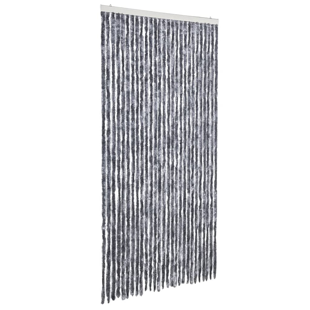 Vliegengordijn 118x220 cm chenille zilverkleurig is nu te koop bij PeponiXL, paradijselijk wonen!