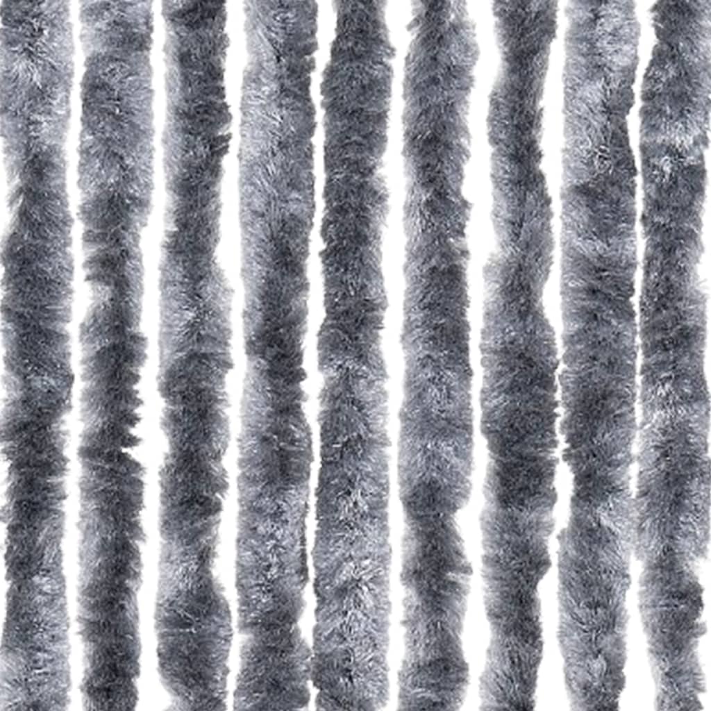 Vliegengordijn 118x220 cm chenille zilverkleurig is nu te koop bij PeponiXL, paradijselijk wonen!