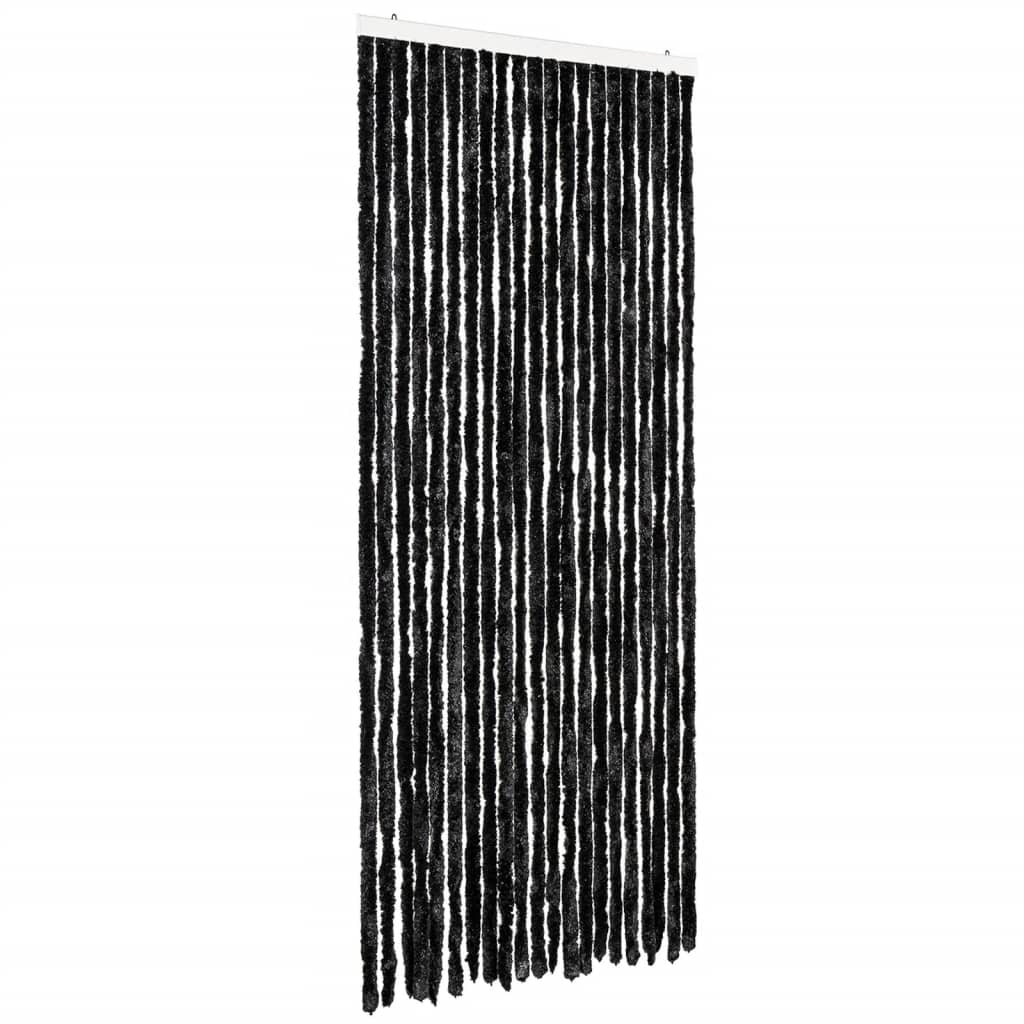 Vliegengordijn 90x200 cm chenille antraciet is nu te koop bij PeponiXL, paradijselijk wonen!