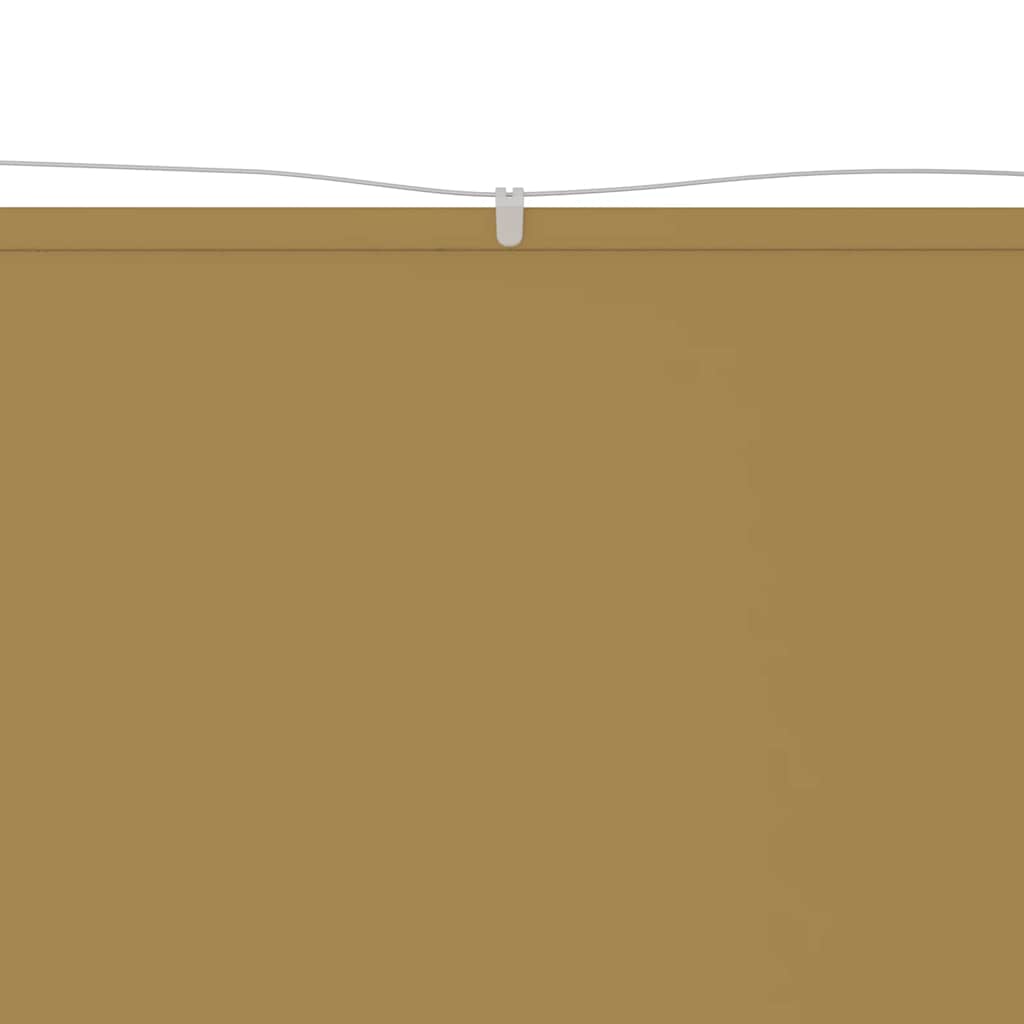 Luifel verticaal 60x1200 cm oxford stof beige is nu te koop bij PeponiXL, paradijselijk wonen!
