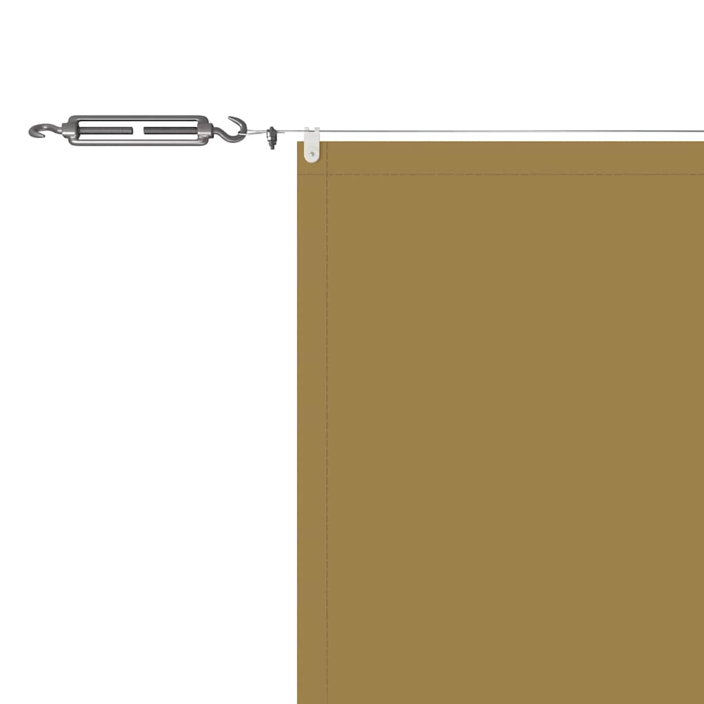 Luifel verticaal 60x1200 cm oxford stof beige is nu te koop bij PeponiXL, paradijselijk wonen!