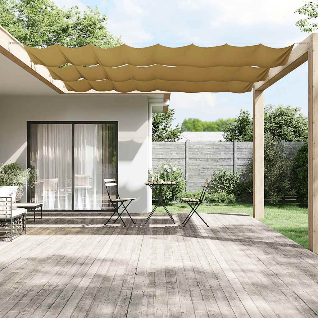 Luifel verticaal 140x1000 cm oxford stof beige is nu te koop bij PeponiXL, paradijselijk wonen!