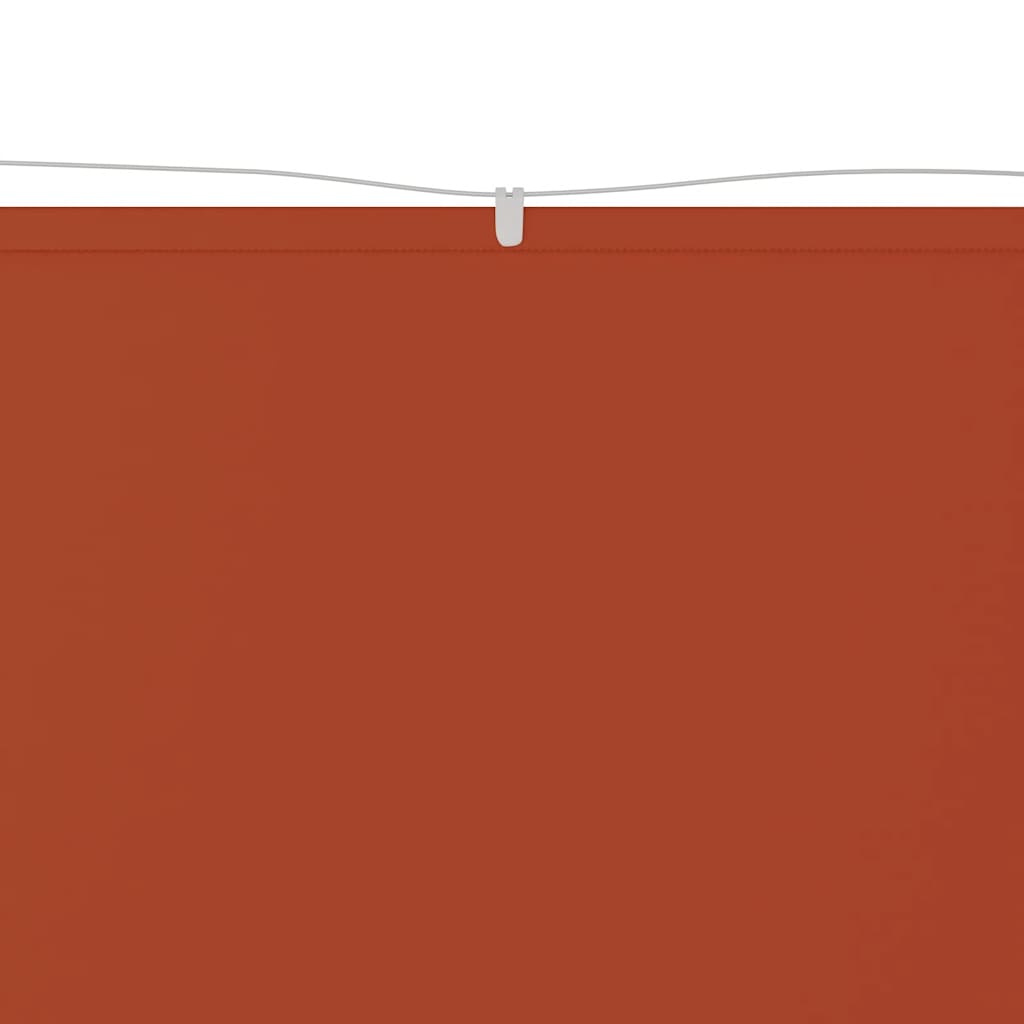 Luifel verticaal 100x800 cm oxford stof terracottakleurig is nu te koop bij PeponiXL, paradijselijk wonen!