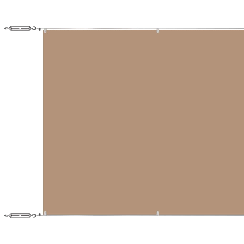 Luifel verticaal 60x1200 cm oxford stof taupe is nu te koop bij PeponiXL, paradijselijk wonen!