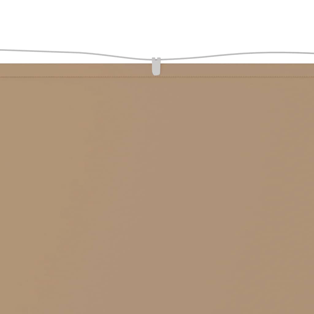 Luifel verticaal 60x1200 cm oxford stof taupe is nu te koop bij PeponiXL, paradijselijk wonen!