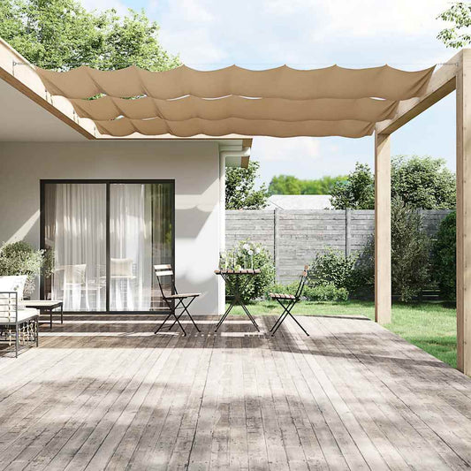 Luifel verticaal 60x1200 cm oxford stof taupe is nu te koop bij PeponiXL, paradijselijk wonen!