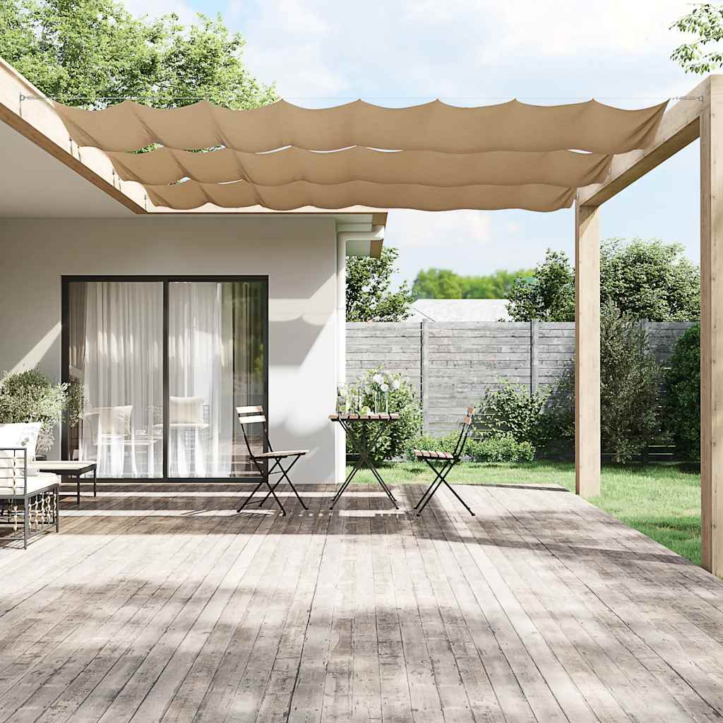 Luifel verticaal 100x100 cm oxford stof taupe is nu te koop bij PeponiXL, paradijselijk wonen!