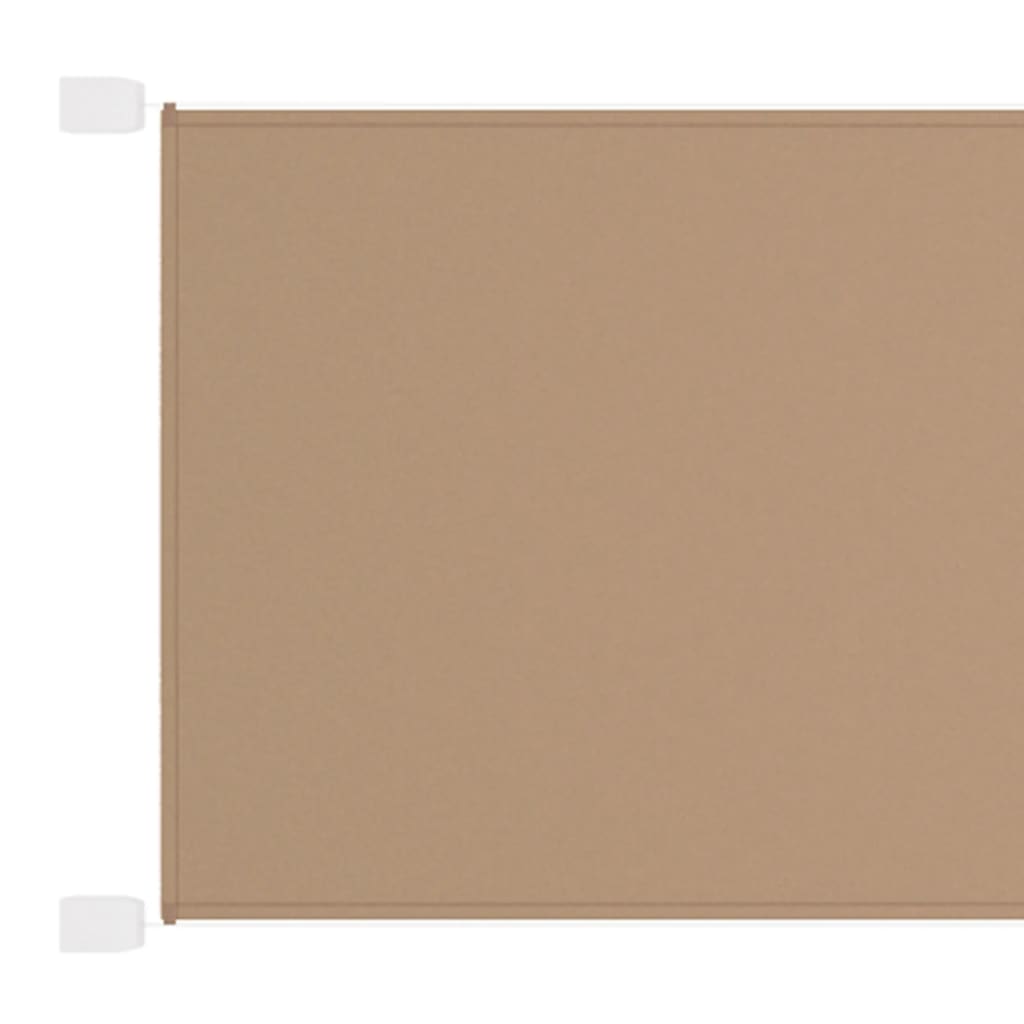 Luifel verticaal 140x420 cm oxford stof taupe is nu te koop bij PeponiXL, paradijselijk wonen!