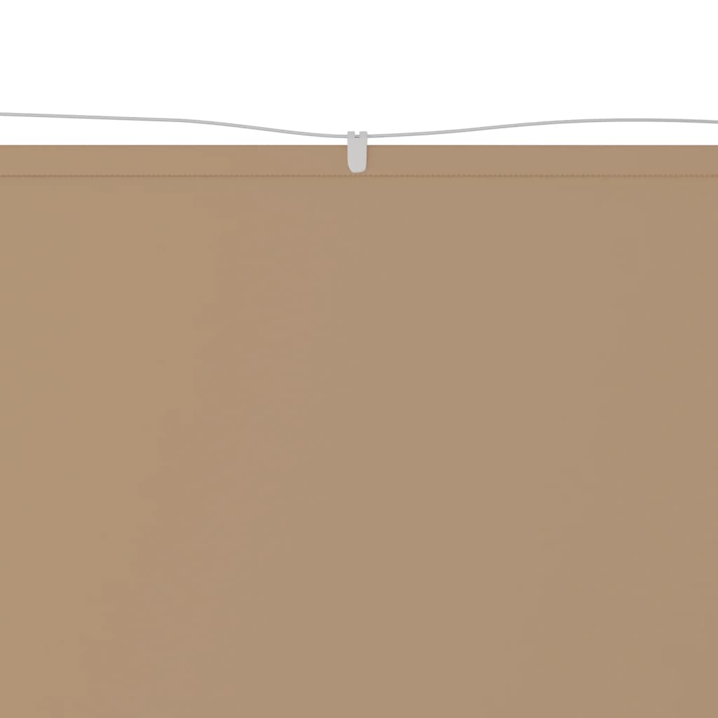 Luifel verticaal 140x420 cm oxford stof taupe is nu te koop bij PeponiXL, paradijselijk wonen!